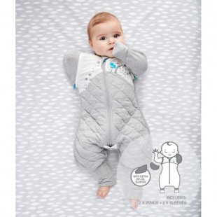 Love To Dream Swaddle Up Transition Suit 2.5TOG - White